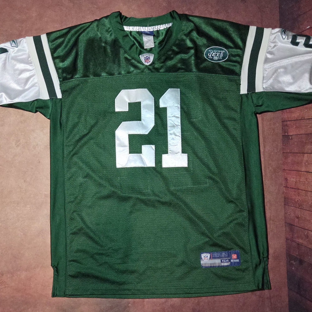 Reebok Men's Green and Silver Jersey